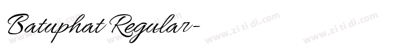 Batuphat Regular字体转换 Batuphat Regular字体转换